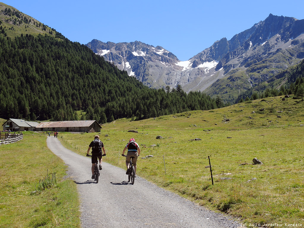 DSCN7311.jpg - Świetną górską ścieżką rowerową długo zjeżdżam w tych pięknych okolicznościach przyrody.